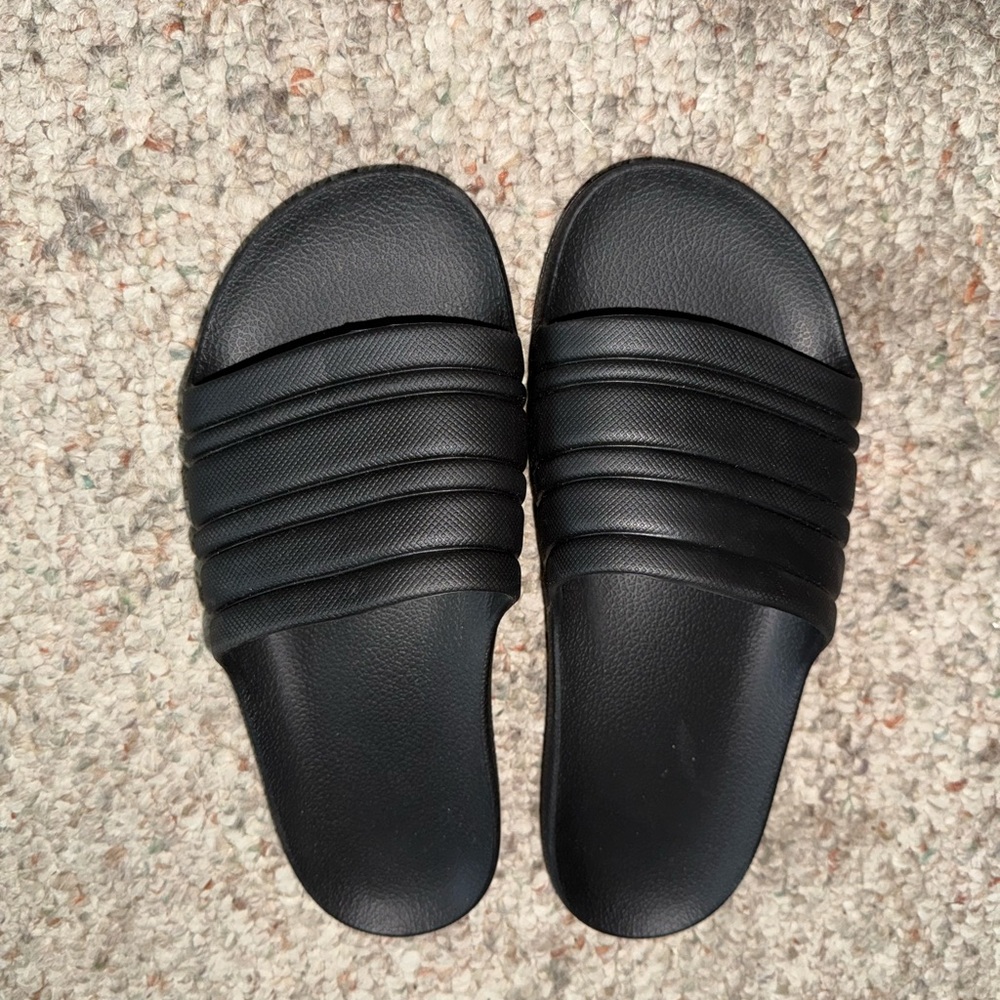 Black Slide Slippers